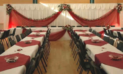 backdrop red